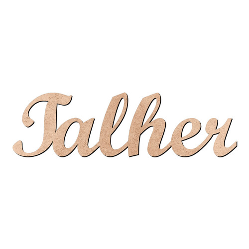 Recorte Talher Script Mt Std / MDF 3mm