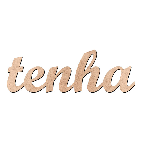 Recorte tenha Script Mt Std / MDF 3mm