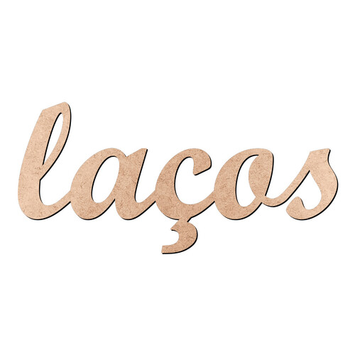 Recorte laços Script Mt Std / MDF 3mm