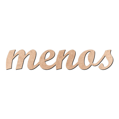 Recorte menos Script Mt Std / MDF 3mm