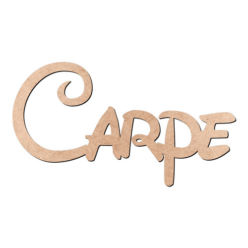 Recorte Carpe Disney / MDF 3mm