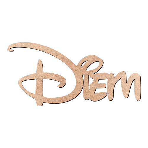 Recorte Diem Disney / MDF 3mm