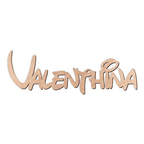 Recorte Valenthina Disney / MDF 3mm