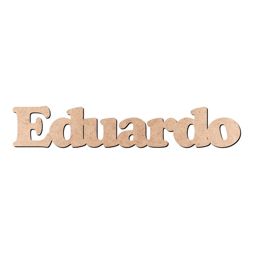 Recorte Eduardo Cooper Black / MDF 3mm