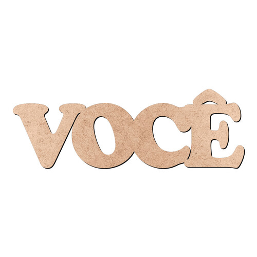Recorte VOCÊ Cooper Black / MDF 3mm