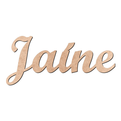 Recorte Jaíne Script Mt Std / MDF 3mm