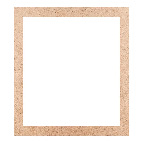 Recorte Moldura Ret 40 x 36 cm Borda 3 cm / MDF 3mm