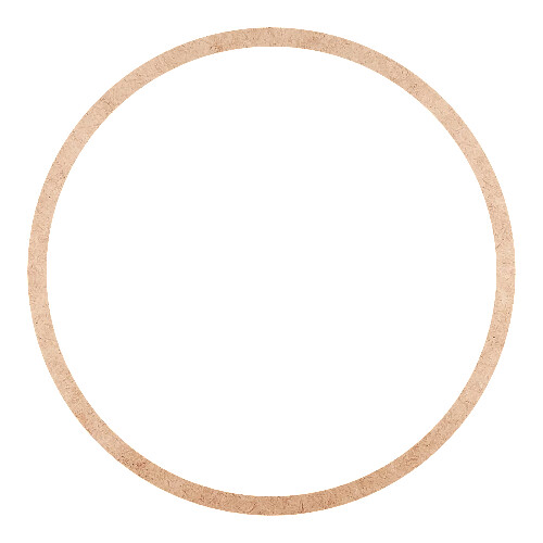 Recorte Moldura Cir 50 cm Borda 2 cm / MDF 3mm