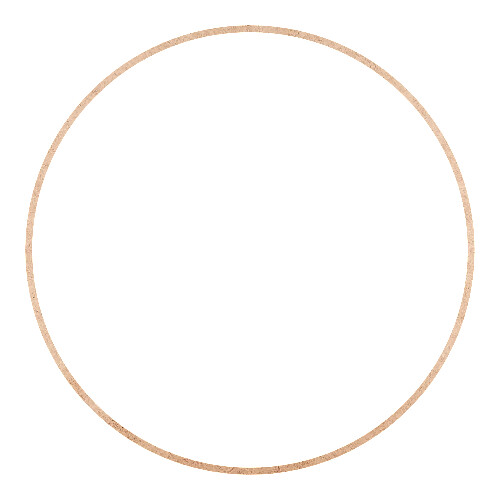 Recorte Moldura Cir 60 cm Borda 1 cm / MDF 3mm