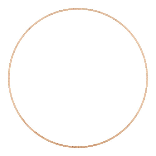 Recorte Moldura Cir 70 cm Borda 1 cm / MDF 3mm