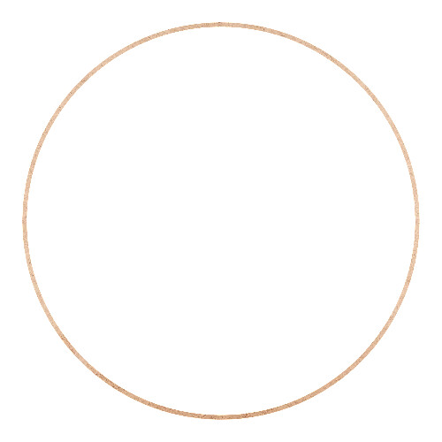 Recorte Moldura Cir 80 cm Borda 1 cm / MDF 3mm