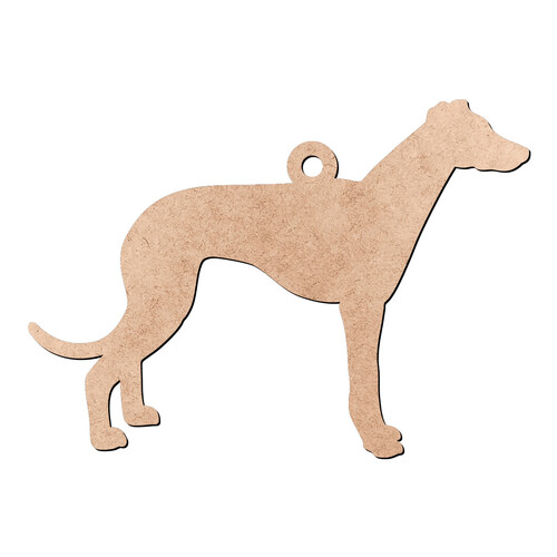 Recorte Chaveiro Cachorro Galgo / MDF 3mm