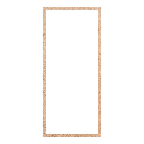 Recorte Moldura Ret 40 x 18 cm Borda 1 cm / MDF 3mm