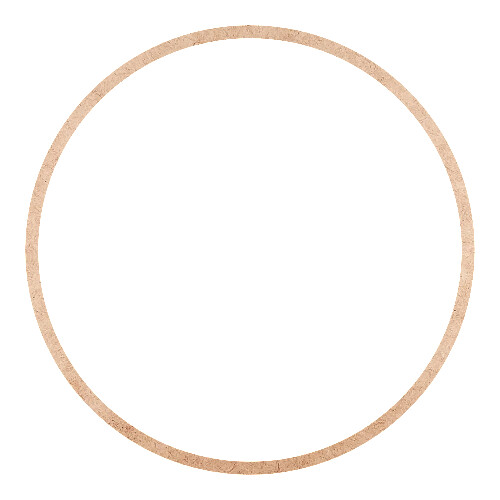 Recorte Moldura Cir 100 cm Borda 3 cm / MDF 3mm