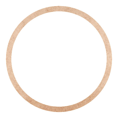Recorte Moldura Cir 58 cm Borda 3 cm / MDF 3mm
