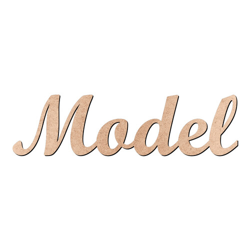 Recorte Model Script Mt Std / MDF 3mm