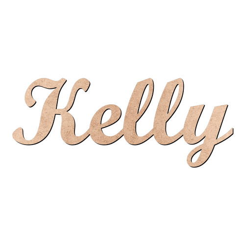 Recorte Kelly Script Mt Std / MDF 3mm