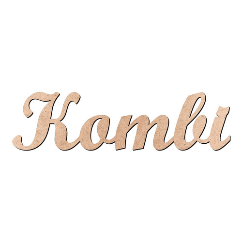 Recorte Kombi Script Mt Std / MDF 3mm