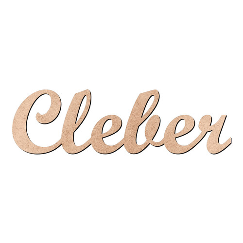 Recorte Cleber Script Mt Std / MDF 3mm