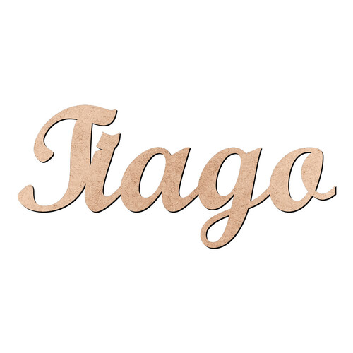 Recorte Tiago Script Mt Std / MDF 3mm