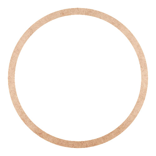 Recorte Moldura Cir 60 cm Borda 3 cm / MDF 3mm