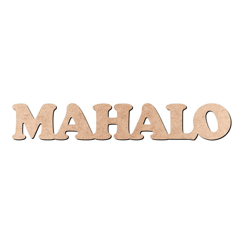 Recorte MAHALO Cooper Black / MDF 3mm