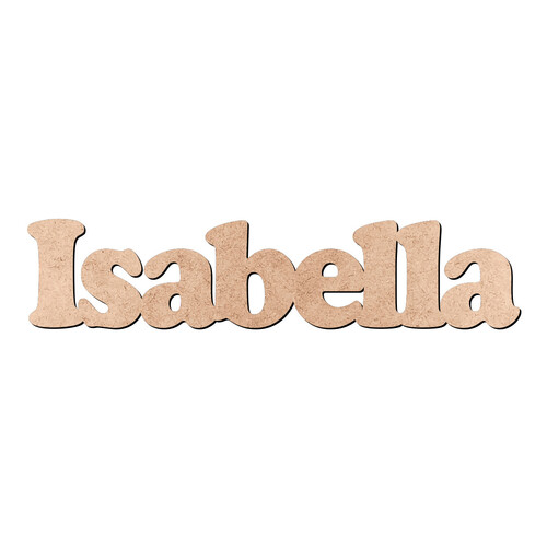 Recorte Isabella Cooper Black / MDF 3mm