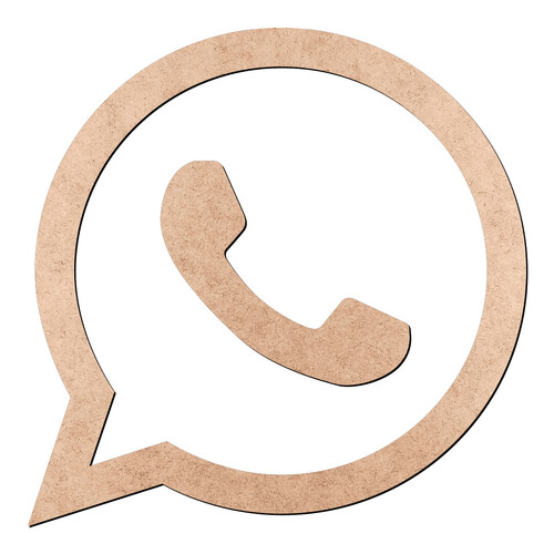 Recorte Logo Whatsapp / MDF 3mm