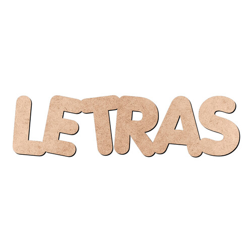 Recorte LETRAS Porkys / MDF 3mm