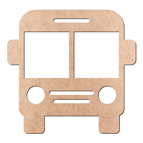 Recorte Ônibus de Frente / MDF 3mm