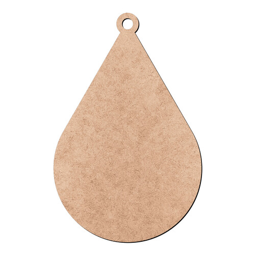 Recorte Pingente Gota / MDF 3mm