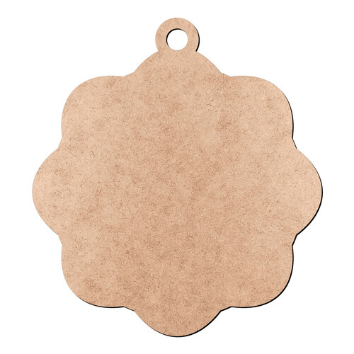 Recorte Pingente Flor / MDF 3mm