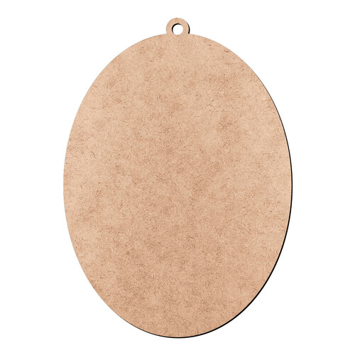 Recorte Pingente Oval / MDF 3mm