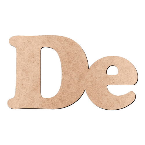 Recorte De Cooper Black / MDF 3mm