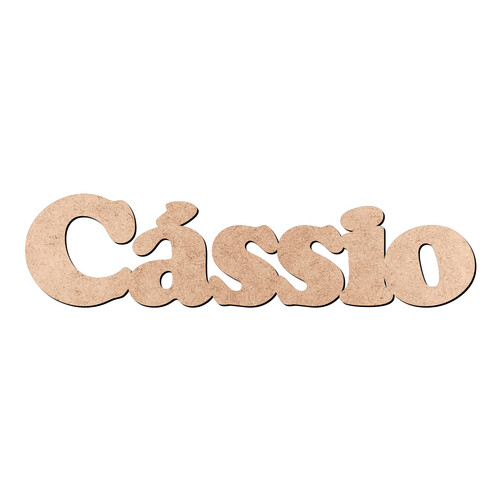 Recorte Cássio Cooper Black / MDF 3mm