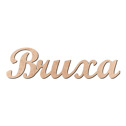 Recorte Bruxa Script Mt Std / MDF 3mm