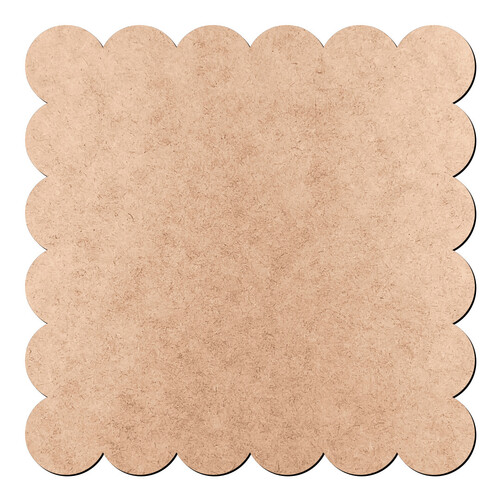 Recorte Placa Ondulada Quadrada / MDF 3mm