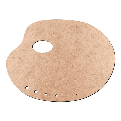 Recorte Paleta de Pintura / MDF 3mm