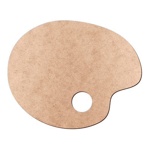Recorte Paleta de Pintura / MDF 3mm