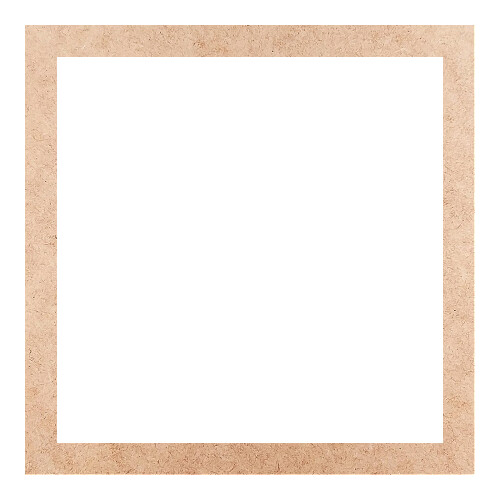 Recorte Moldura Quad 21 cm Borda 1,5 cm / MDF 3mm