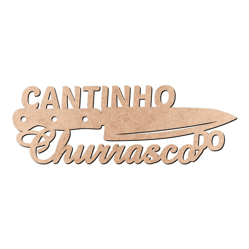 Recorte Cantinho do Churrasco / MDF 3mm