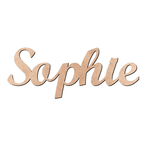Recorte Sophie Script Mt Std / MDF 3mm
