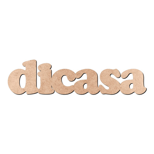 Recorte dicasa Cooper Black / MDF 3mm