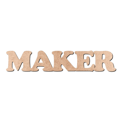 Recorte MAKER Cooper Black / MDF 3mm