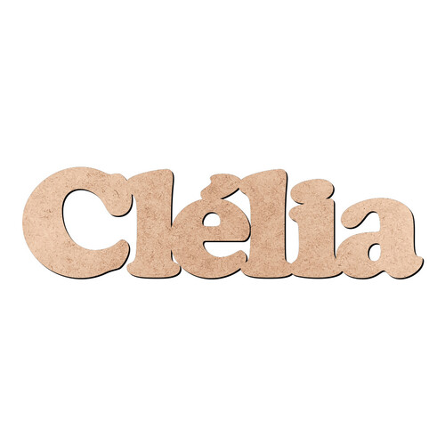 Recorte Clélia Cooper Black / MDF 3mm