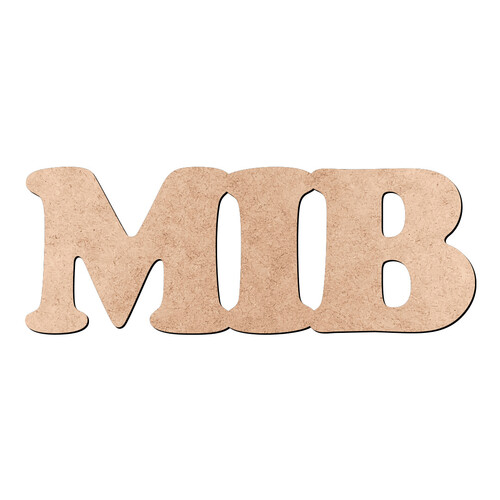Recorte MIB Cooper Black / MDF 3mm