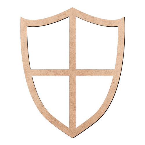 Recorte Contorno Escudo / MDF 3mm