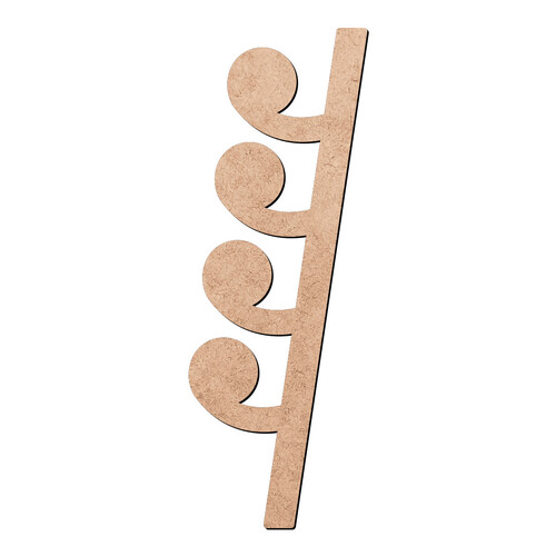 Recorte Nota Musical / MDF 3mm