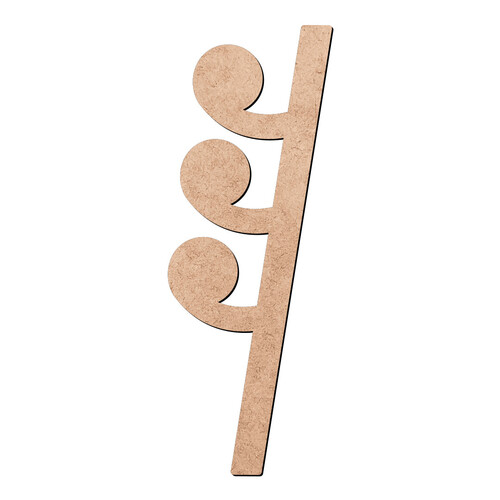 Recorte Nota Musical / MDF 3mm