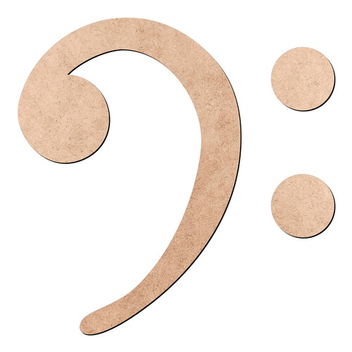 Recorte Nota Musical / MDF 3mm